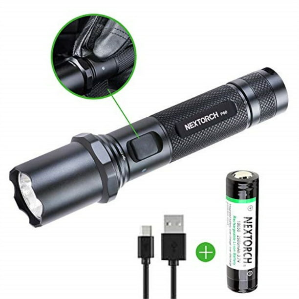 NEXTORCH 1400Lumen Type-C Quick Rechargeable Led Tactical Flashlight 18650 Torch 